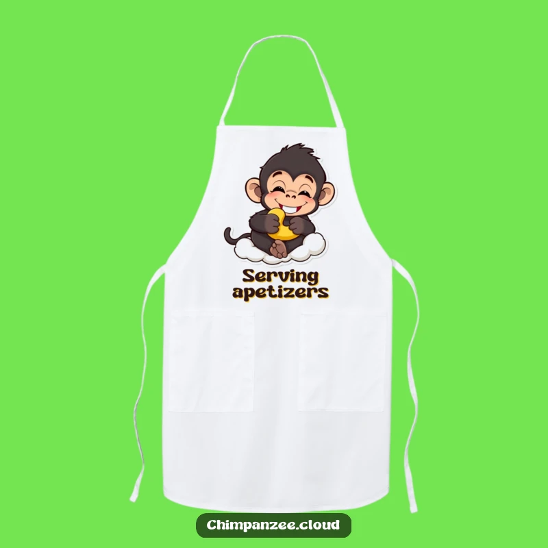 Funny Chimp Banana Apron: Hilarious Monkey Chef Wear for Kooky Kitchen Fun