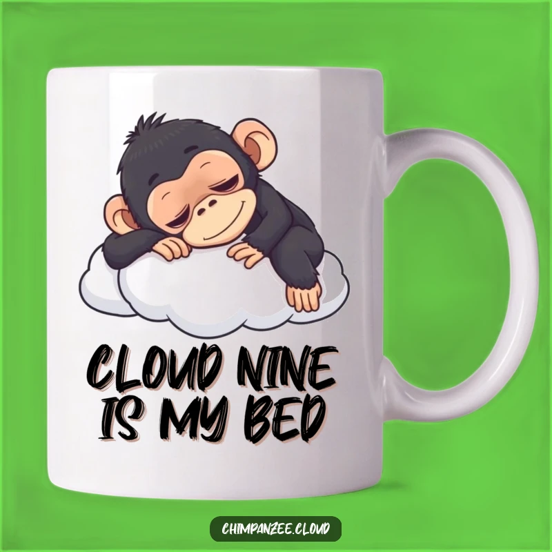 Funny Content Chimpanzee Napping Cloud Mug: The Ultimate Cozy Gift