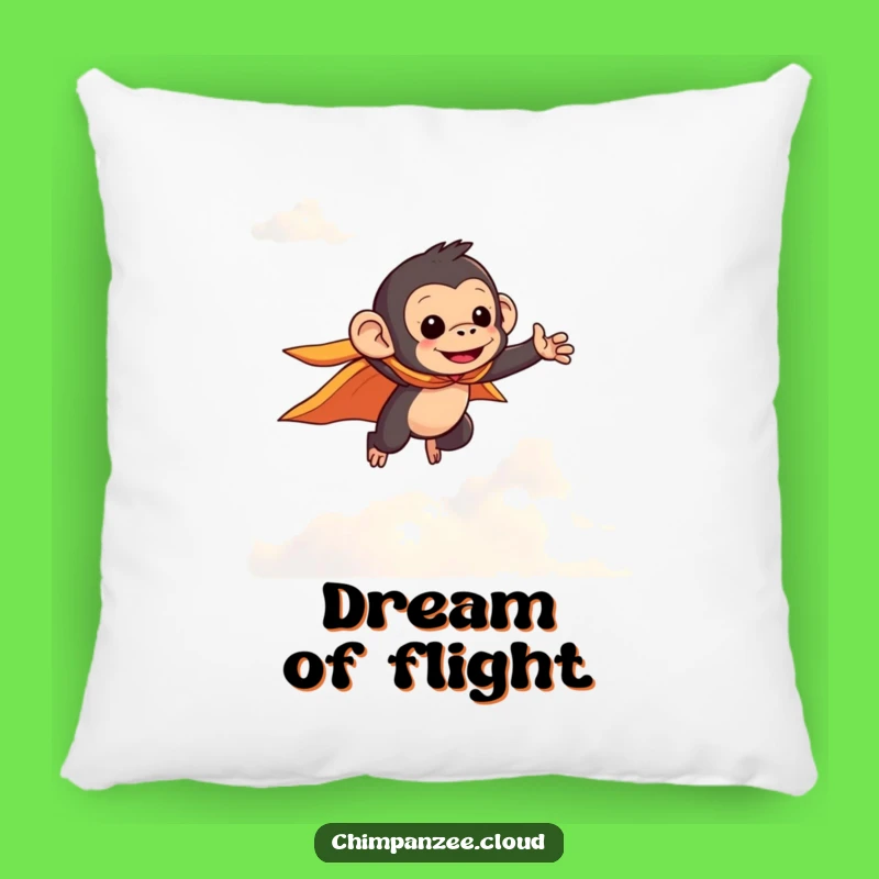 Soft Funny Flying Chimpanzee Cape Pillow: Cuddle Your Inner Hero