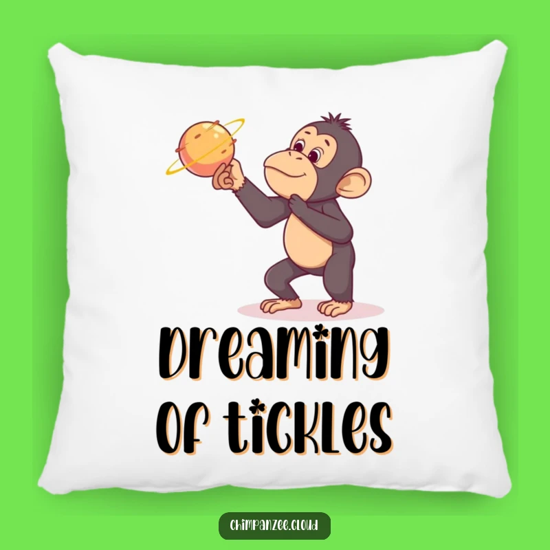 Funny Chimp Comet Tickle Pillow - Cozy & Comedic Space Decor Gift