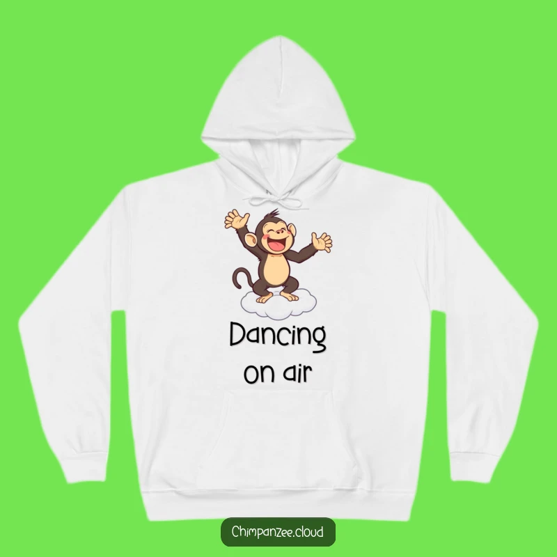 Funny Chimp Dance Hoodie: Joyful Monkey Cloud Cozy Comfort