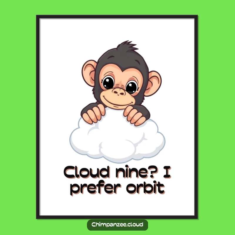 Free Printable Wall Art: Curious Chimp Peeking, Hilarious Digital Art!