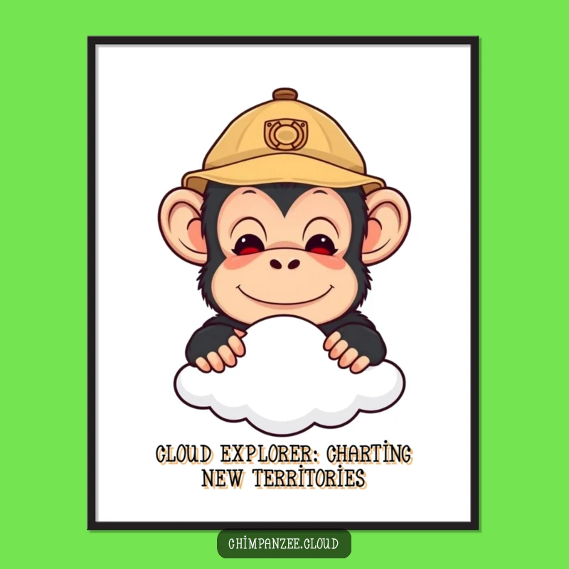 Free Printable Explorer Chimp Wall Art: Funny Downloadable Decor for Adventurous Souls