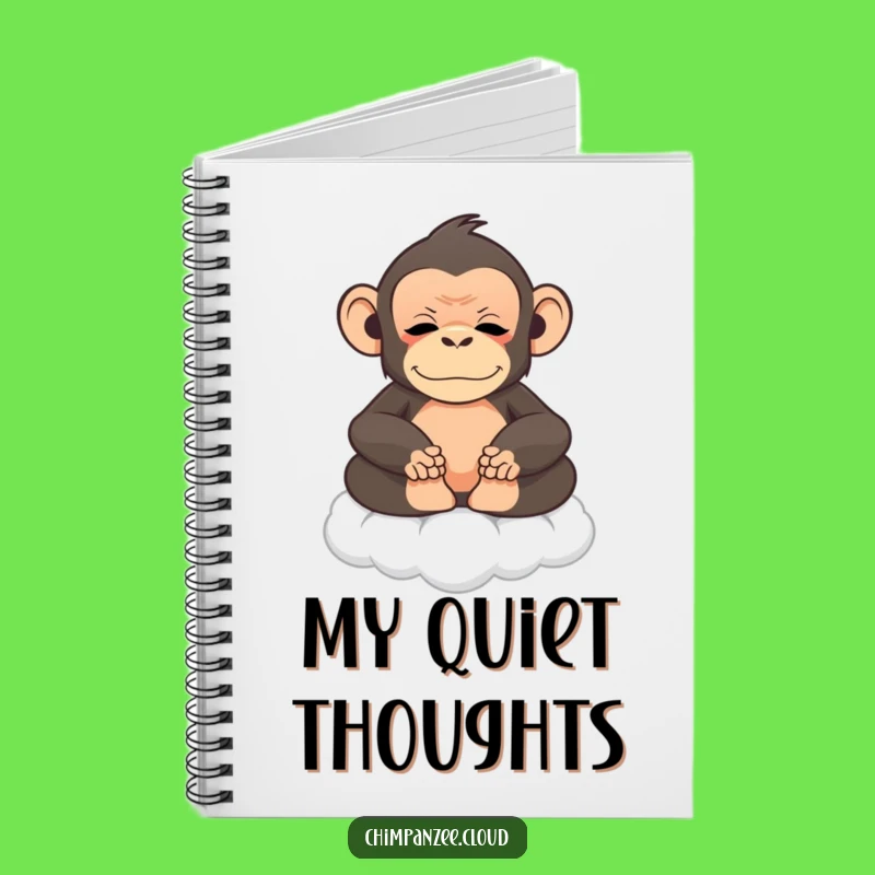 Funny Chimp Meditation Notebook: Peaceful Monkey's Zen Journal