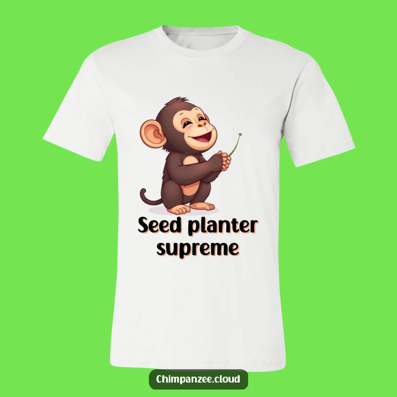 Funny Chimp Dandelions Starry Sky T-Shirt - Dreamy Celestial Tee Gift